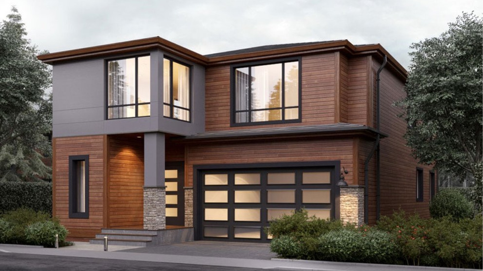 Modern home exterior — Beauty4Ashes showcase
